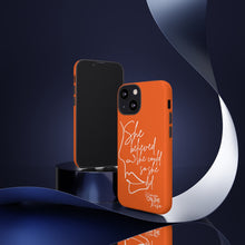 Load image into Gallery viewer, "She Believed" Orange Phone Case