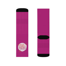 Load image into Gallery viewer, "Women on the Rise" Pink Unisex Socks