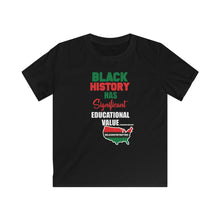 Load image into Gallery viewer, "Black History Matters" Kid's T-Shirt