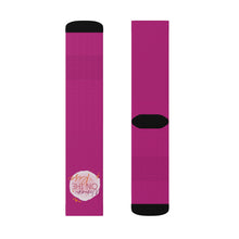 Load image into Gallery viewer, "Women on the Rise" Pink Unisex Socks
