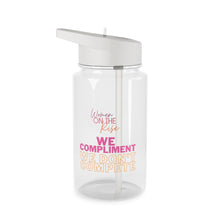 Load image into Gallery viewer, "We Compliment" Transparent Water Bottle