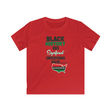 Load image into Gallery viewer, "Black History Matters" Kid's T-Shirt