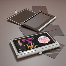 Load image into Gallery viewer, "Respect My Ish" Business Card Holder