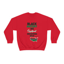 Load image into Gallery viewer, &quot;Black History Matters&quot; Unisex Sweatshirt
