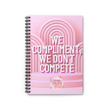 Load image into Gallery viewer, &quot;We Compliment&quot; Spiral Notebook
