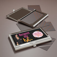 Load image into Gallery viewer, &quot;Respect My Ish&quot; Business Card Holder
